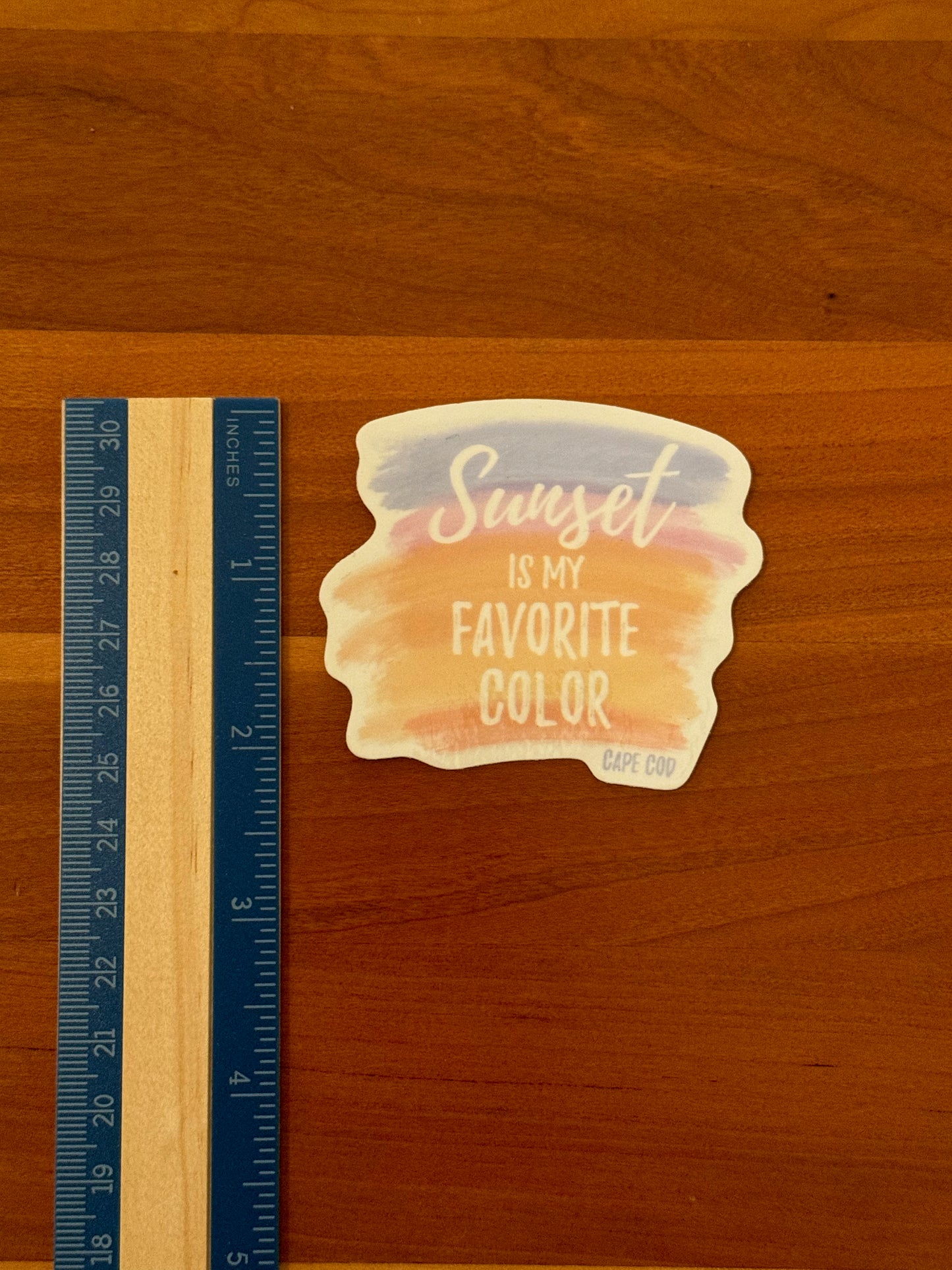 Sunset Is My Favorite Color Sticker